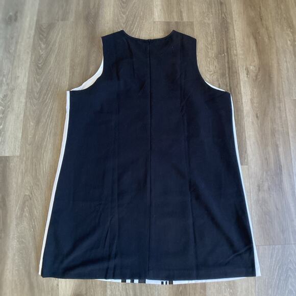 Victoria Beckham x Target Mod Shift Dress Sz 3XL White Black Tulip Applique - Picture 2 of 12